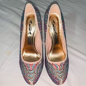 Alba Vibrant Sequin Women's Heels